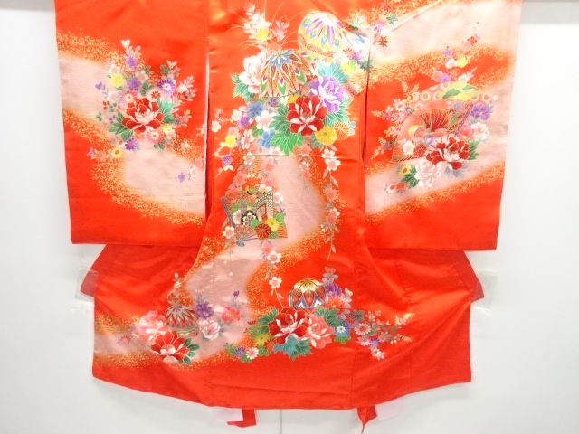 JAPANESE KIMONO / KIMONO FOR KIDS / FLORAL PLANTS